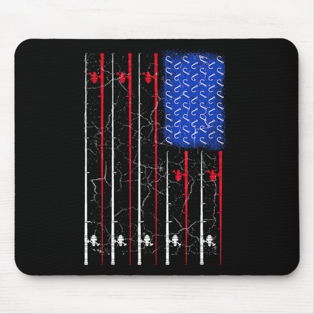 Amerikanische Flagge Top Mousepad (Vorne)