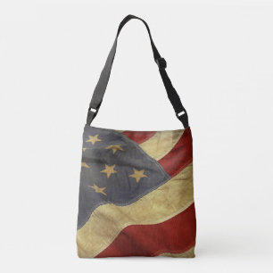 Amerikanische Flagge Tragetaschen Mit Langen Trägern