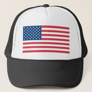 Amerikanische Flagge Truckerkappe