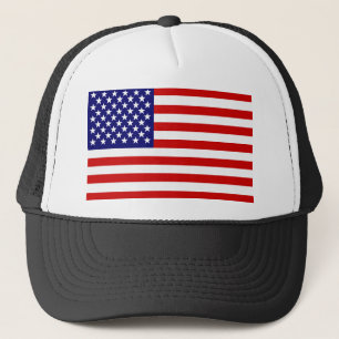 Amerikanische Flagge Truckerkappe