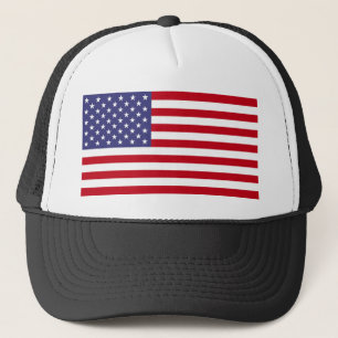 Amerikanische Flagge Truckerkappe