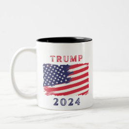 Amerikanische Flagge Trump Tasse 2024