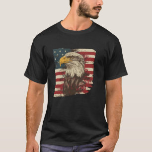 Amerikanische Flagge und Adler, amerikanischer Adl T-Shirt