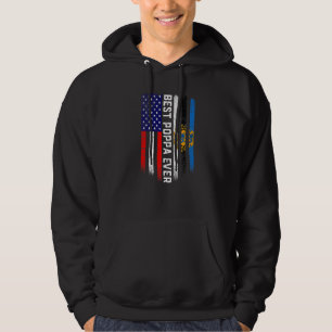 Amerikanische Flagge und Estnische Flagge Beste Po Hoodie
