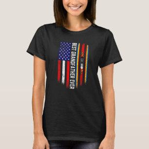 Amerikanische Flagge und Schweizer Flagge Bester G T-Shirt