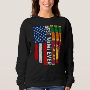 Amerikanische Flagge und Sri Lanka Flag Best Mimi Sweatshirt