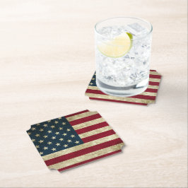 Amerikanische Flagge Untersetzer