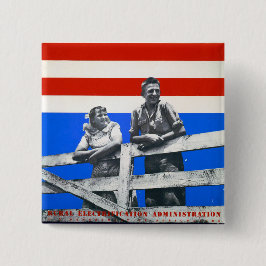 Amerikanische Flagge Unzugesicherte Vintage Fotos  Button
