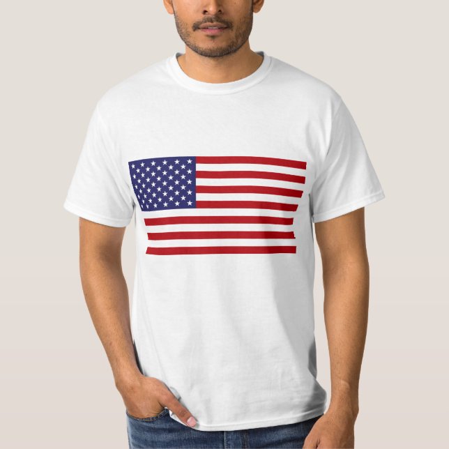 Amerikanische Flagge - US Flagge - alter Ruhm T-Shirt (Vorderseite)