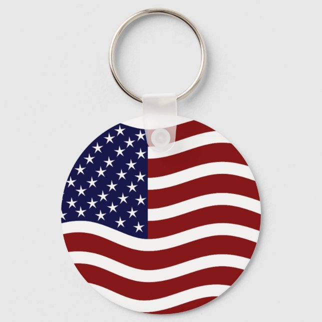 Amerikanische Flagge/US Flagge Schlüsselanhänger (Vorderseite)