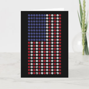 Amerikanische Flagge Us Patriot Softll Cool Sports Karte