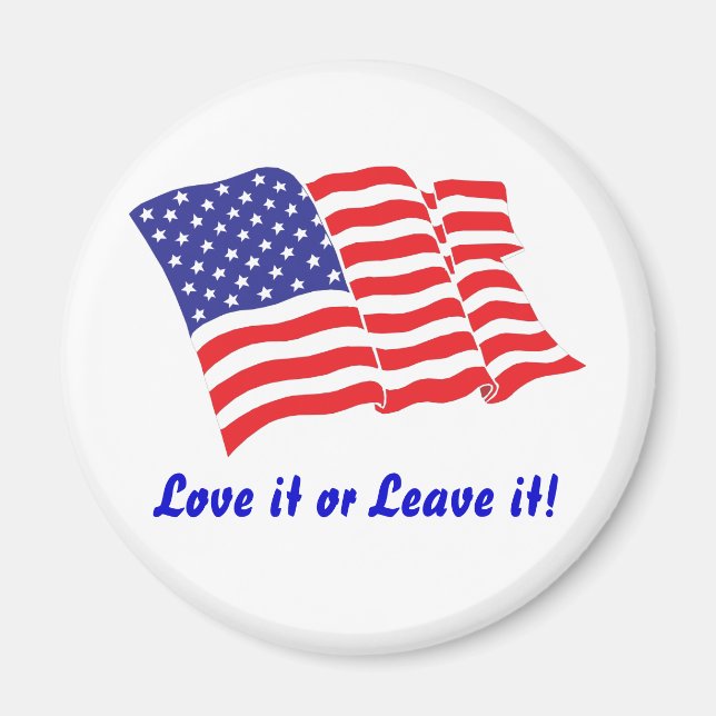 Amerikanische Flagge/USA Magnet (Vorne)