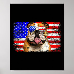 Amerikanische Flagge USA Phantastisch Poster