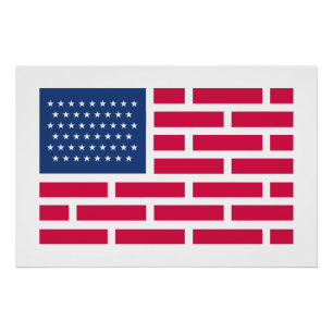 Amerikanische Flagge USA Poster