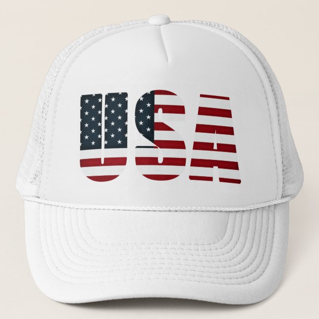 amerikanische Flagge - USA Truckerkappe (Vorderseite)