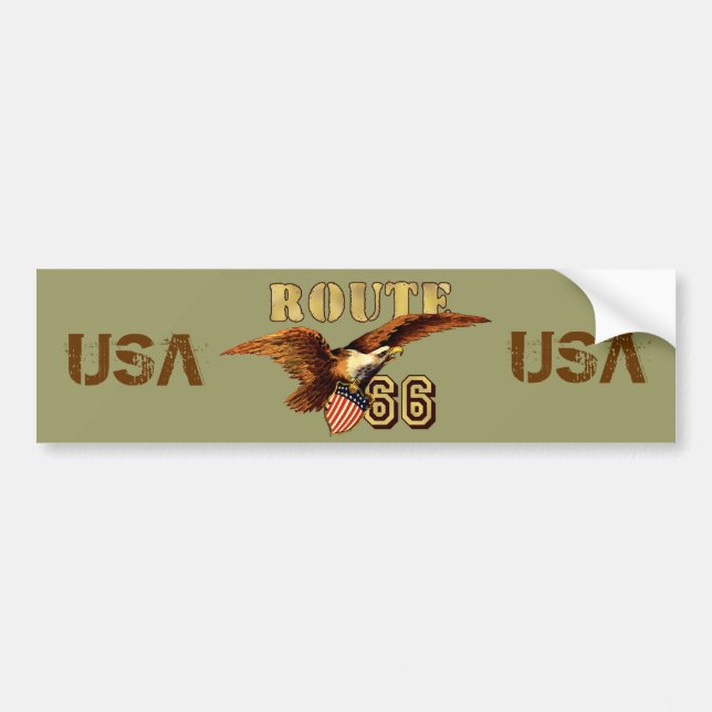 Amerikanische Flagge USA-Weißkopfseeadler des Autoaufkleber (Vorne)