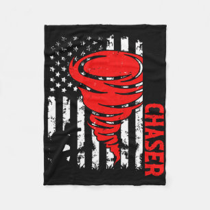 Amerikanische Flagge Vereinigte Staaten Tornado St Fleecedecke
