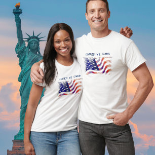 Amerikanische Flagge - Vereinte Wir Stand - Mens T-Shirt