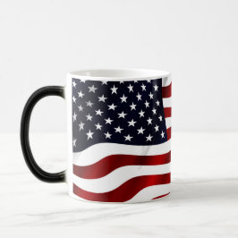 Amerikanische Flagge Verwandlungstasse