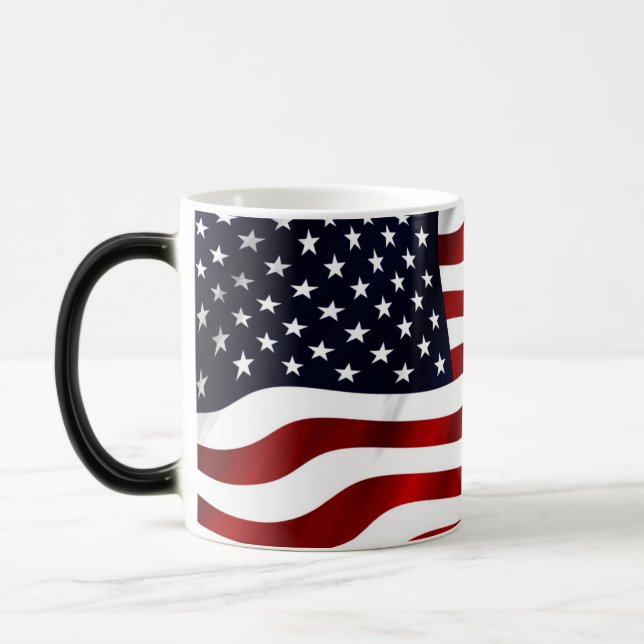 Amerikanische Flagge Verwandlungstasse (Links)
