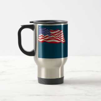 Amerikanische Flagge Vintag US-Flag Patriotic 4. Reisebecher