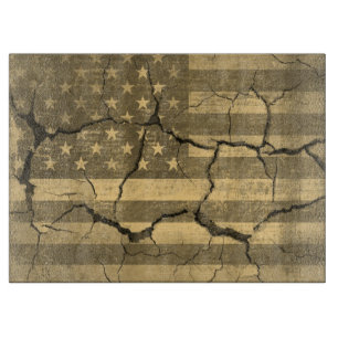 Amerikanische Flagge Vintage 2 Schneidebrett