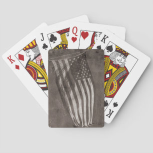 Amerikanische Flagge Vintage Spielkarten