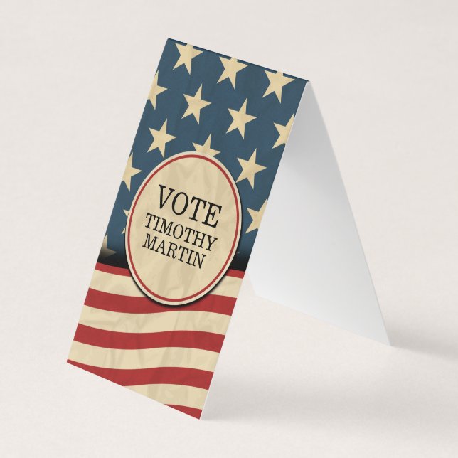 Amerikanische Flagge Visitenkarten (Vorderseite)