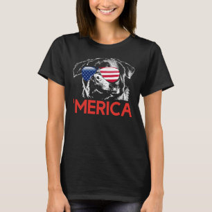 Amerikanische Flagge von Merica Rottweiler 5 T-Shirt