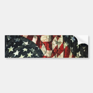 Amerikanische Flagge von Shirley Taylor Autoaufkleber