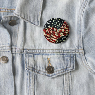 Amerikanische Flagge von Shirley Taylor Button