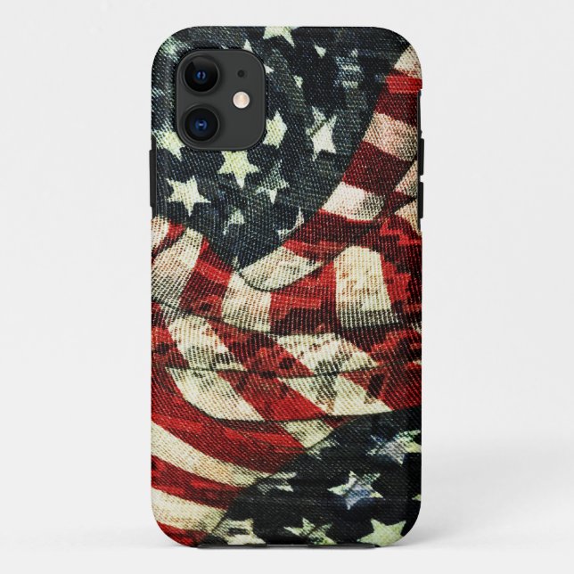 Amerikanische Flagge von Shirley Taylor Case-Mate iPhone Hülle (Rückseite)