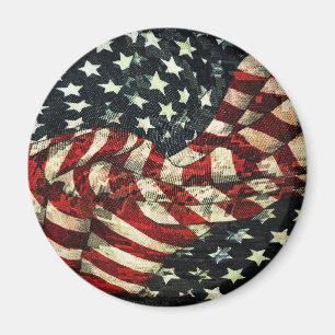 Amerikanische Flagge von Shirley Taylor Magnet