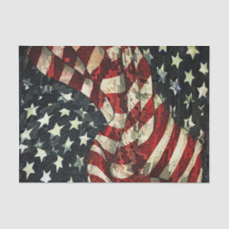 Amerikanische Flagge von Shirley Taylor Seidenpapier