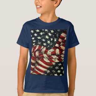 Amerikanische Flagge von Shirley Taylor T-Shirt