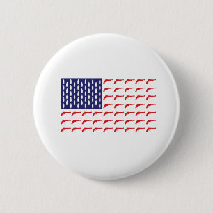 Amerikanische Flagge - Waffen Button