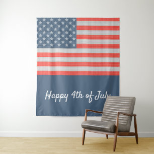 Amerikanische Flagge Wandteppich