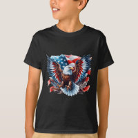 Amerikanische Flagge Weißkopfseeadler Patriotische