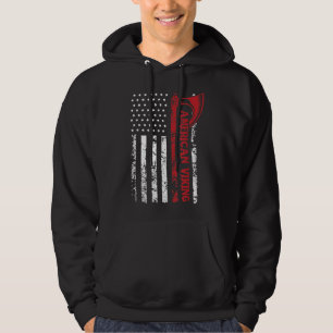 Amerikanische Flagge Wikinger Nordmann Odin Thor Hoodie