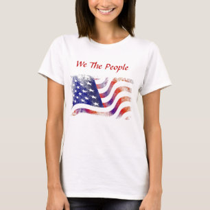 Amerikanische Flagge, Wir Menschen, Frauen T-Shirt