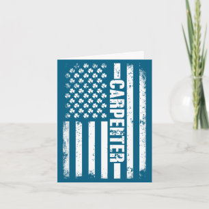 Amerikanische Flagge Zimmermann St. Patricks Tag K Karte