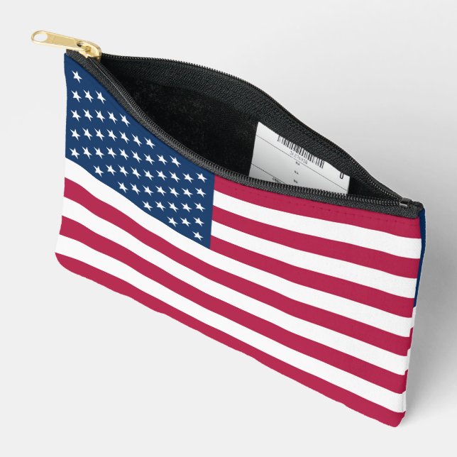 Amerikanische Flagge Zubehörtasche (Offen)