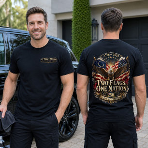 Amerikanische Flaggen Patriotisch USA 250 T-Shirt