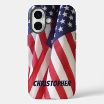 Amerikanische Flaggen, Personalisierter Name