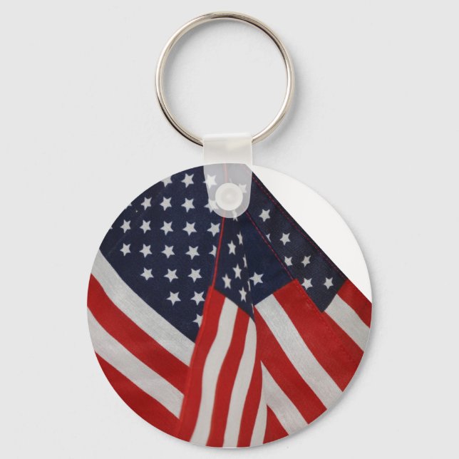 Amerikanische Flaggen Schlüsselanhänger (Vorderseite)