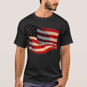Amerikanische Flaggen-T - Shirt