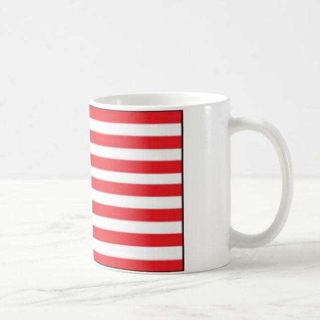 Amerikanische Flaggen-Tassen Kaffeetasse (Rechts)