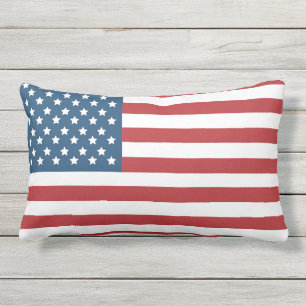 Amerikanische Flaggen-US Flagge USA Kissen Für Draußen