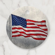 Amerikanische Flaggenfavorit/Geschenketags