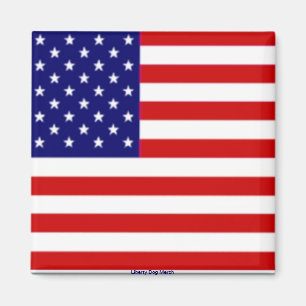 AMERIKANISCHE FLAGGENMAGNETS - 4. JULI-DEKORATIONE MAGNET
